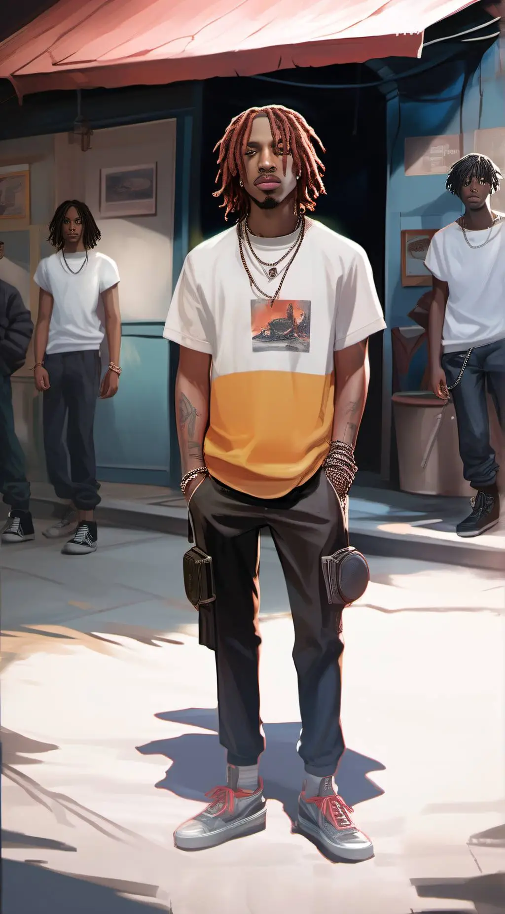 ai character: Mikey/Leo/Devonte background