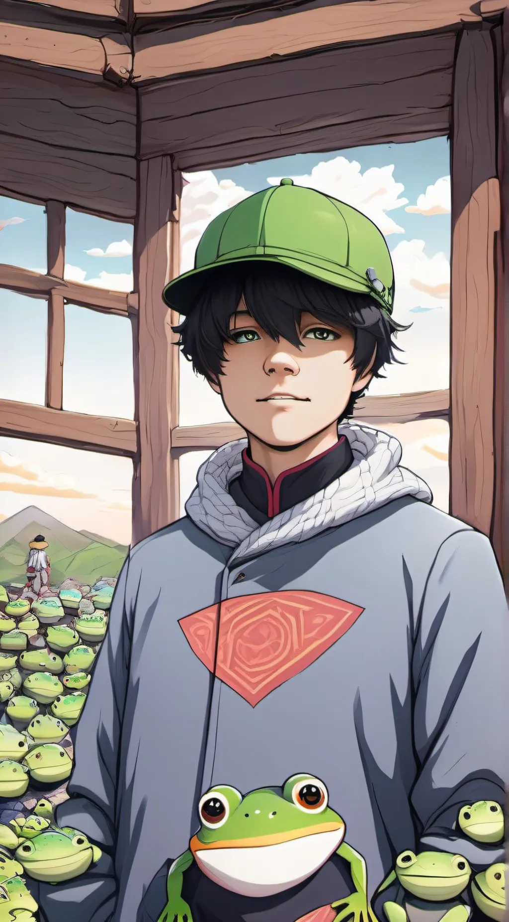 ai character: Leo  background