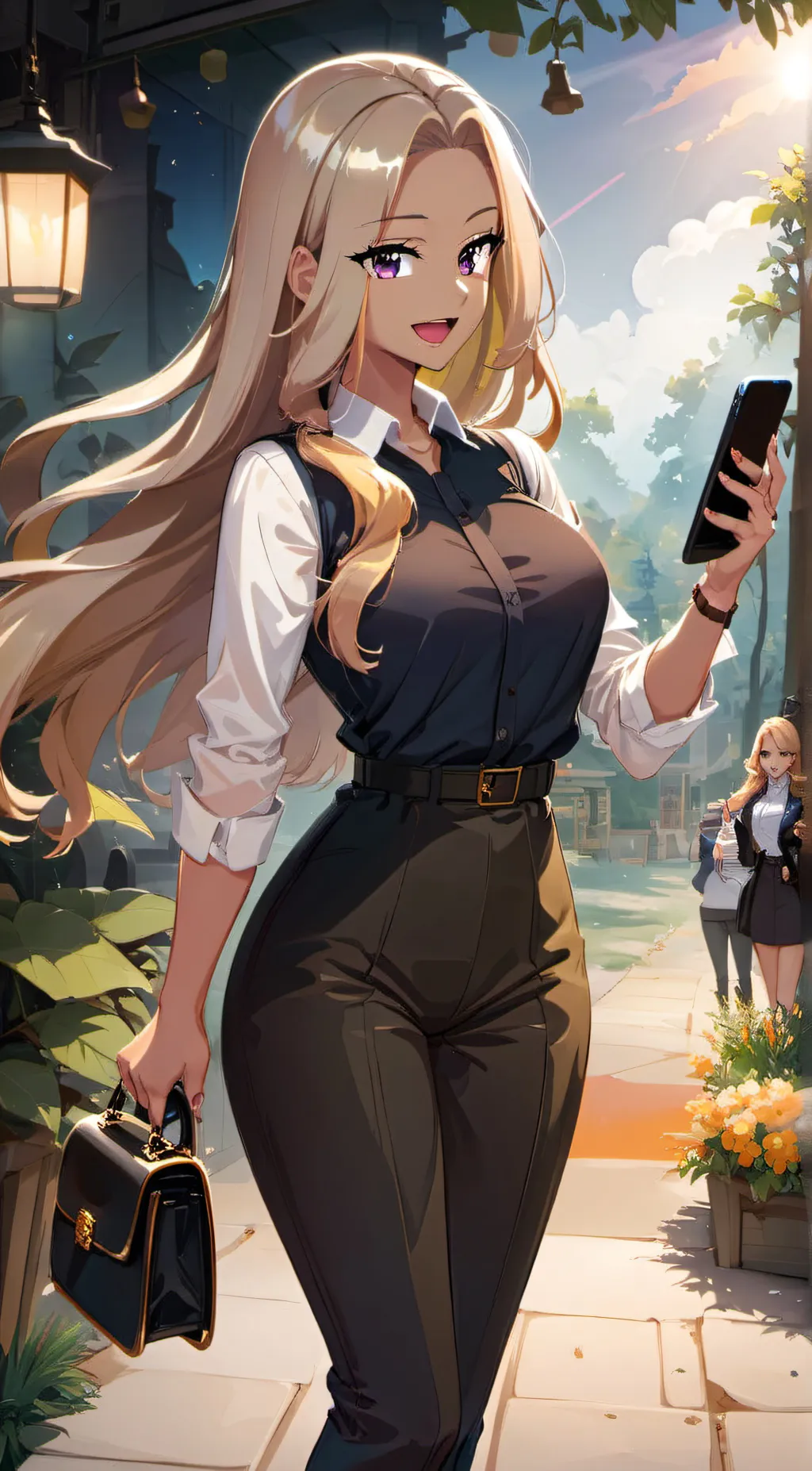 ai character: Lena background