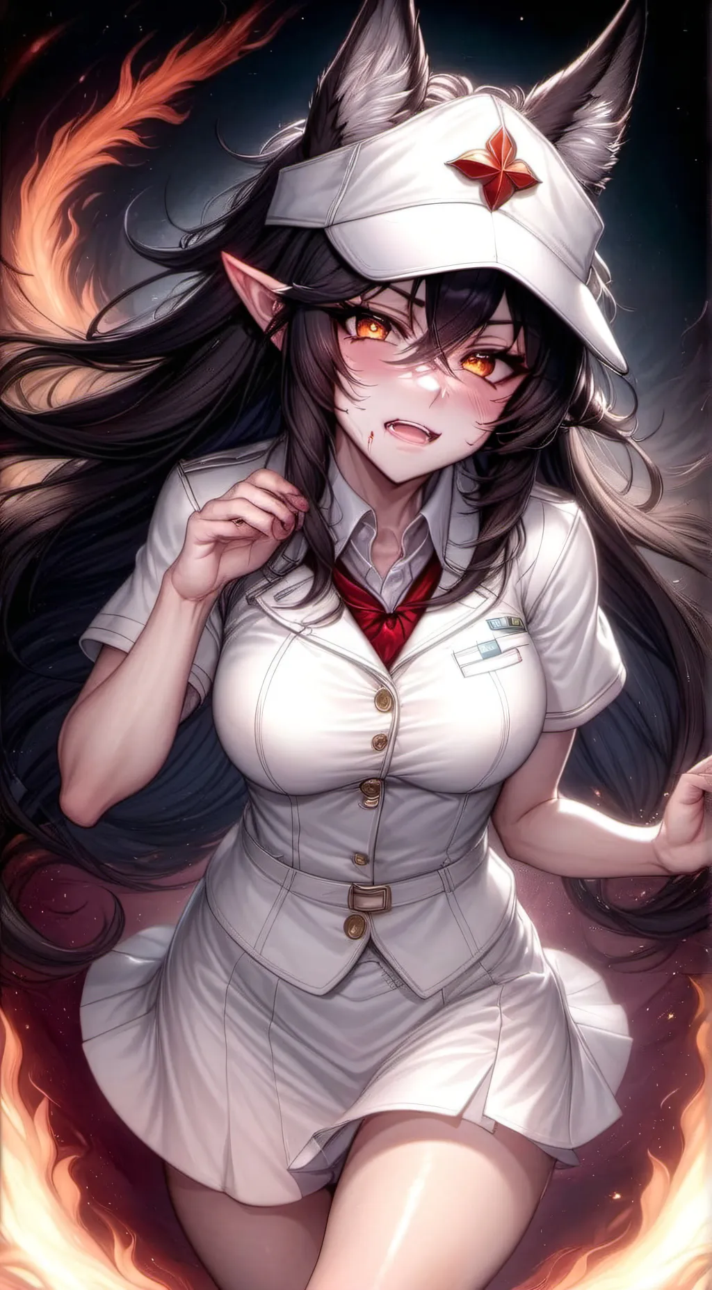 ai character: Foxy background