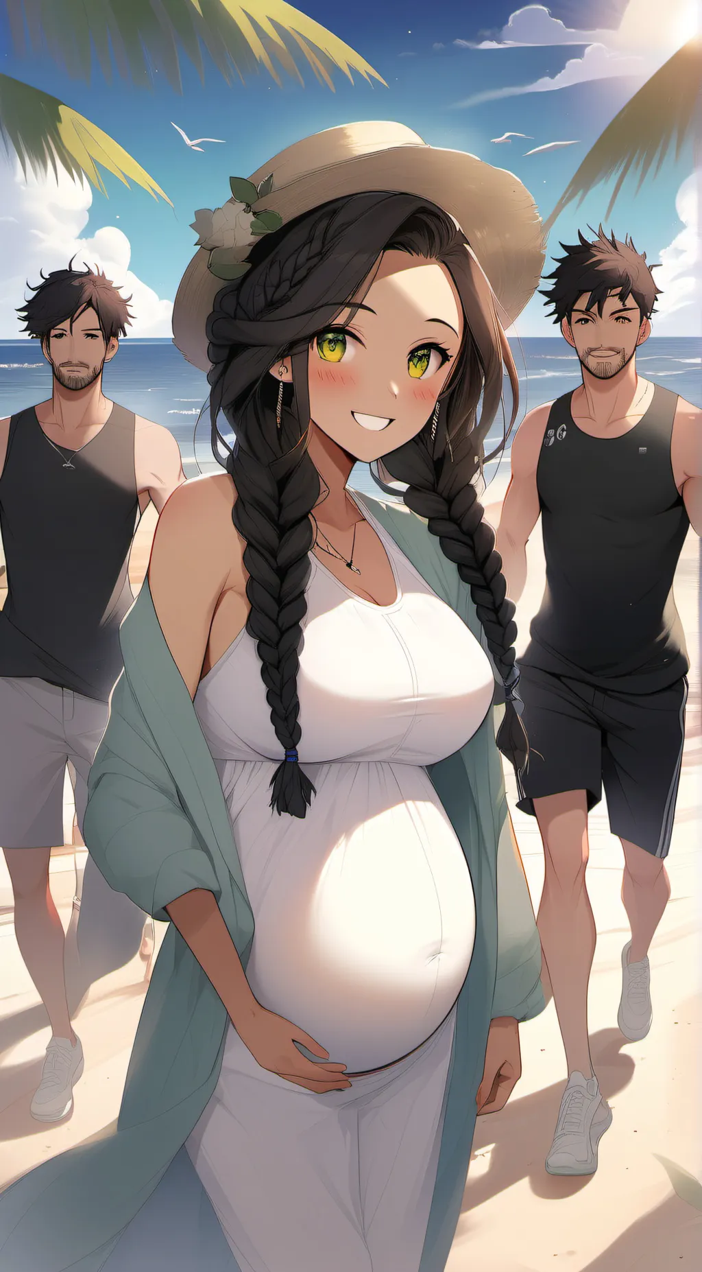 ai character: Poppy Thomhas  background