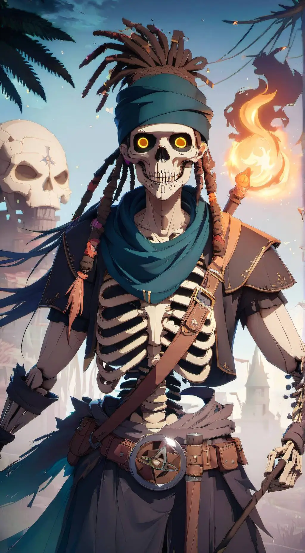 ai character: Old Scratch background