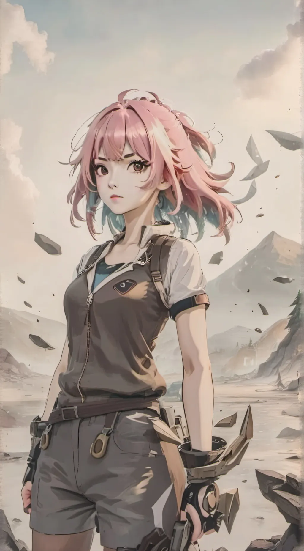 ai character: Nimona background