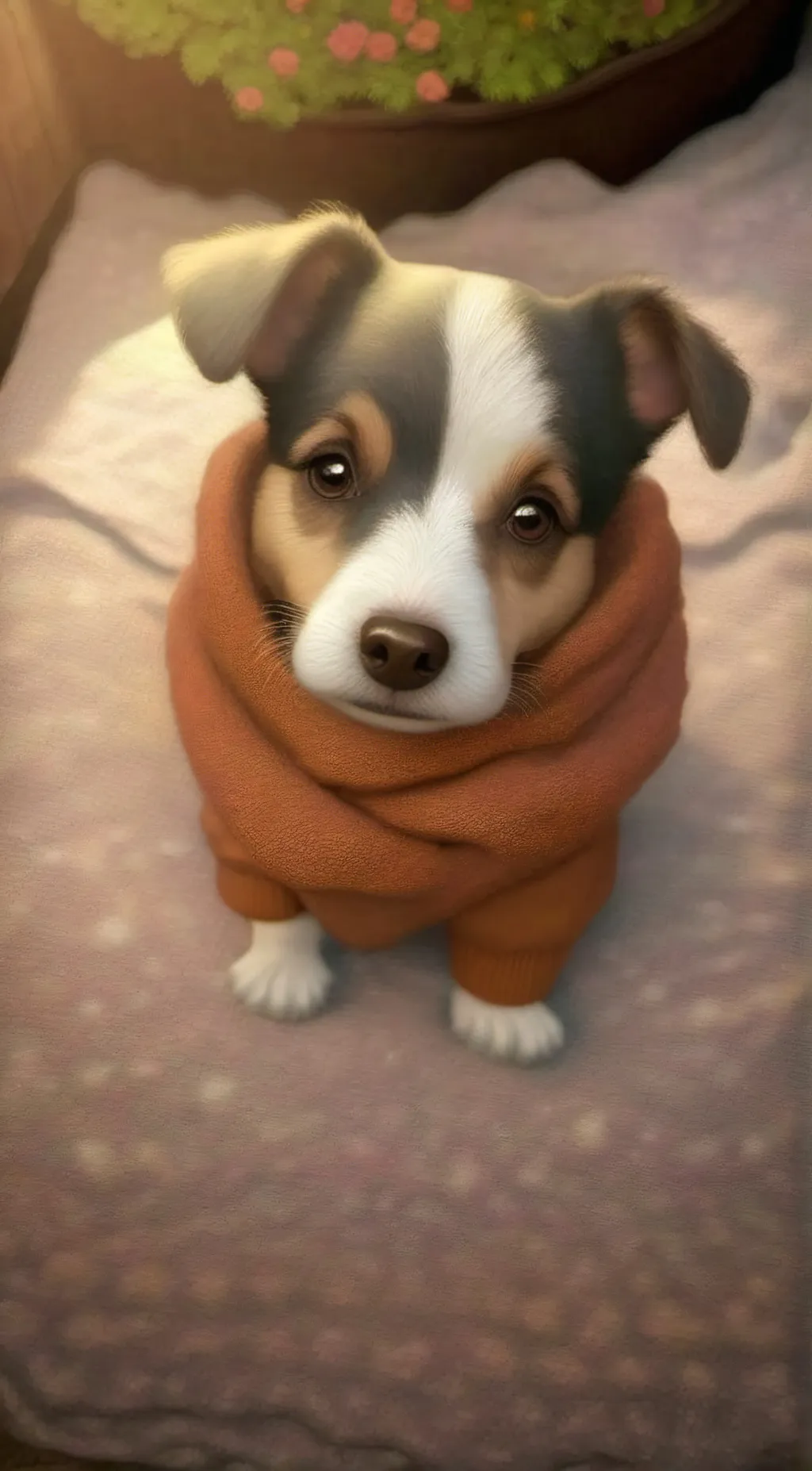 ai character: Luna background