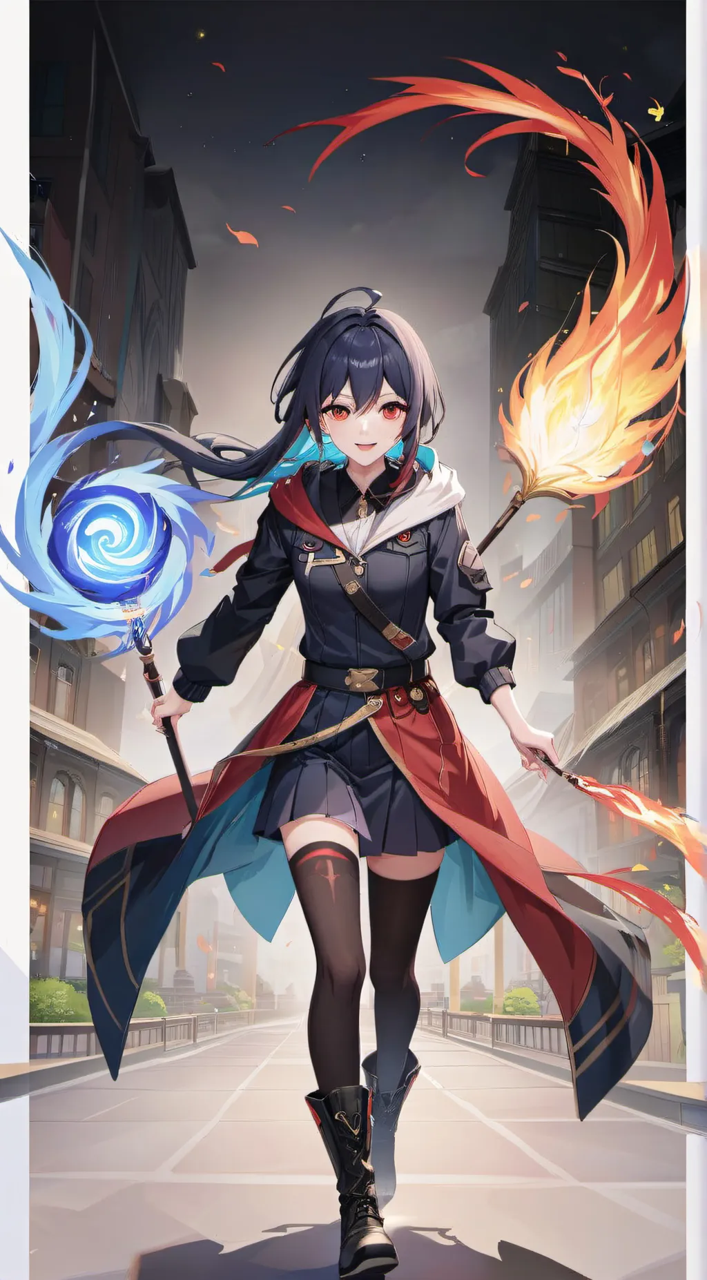 ai character: Phoenix background