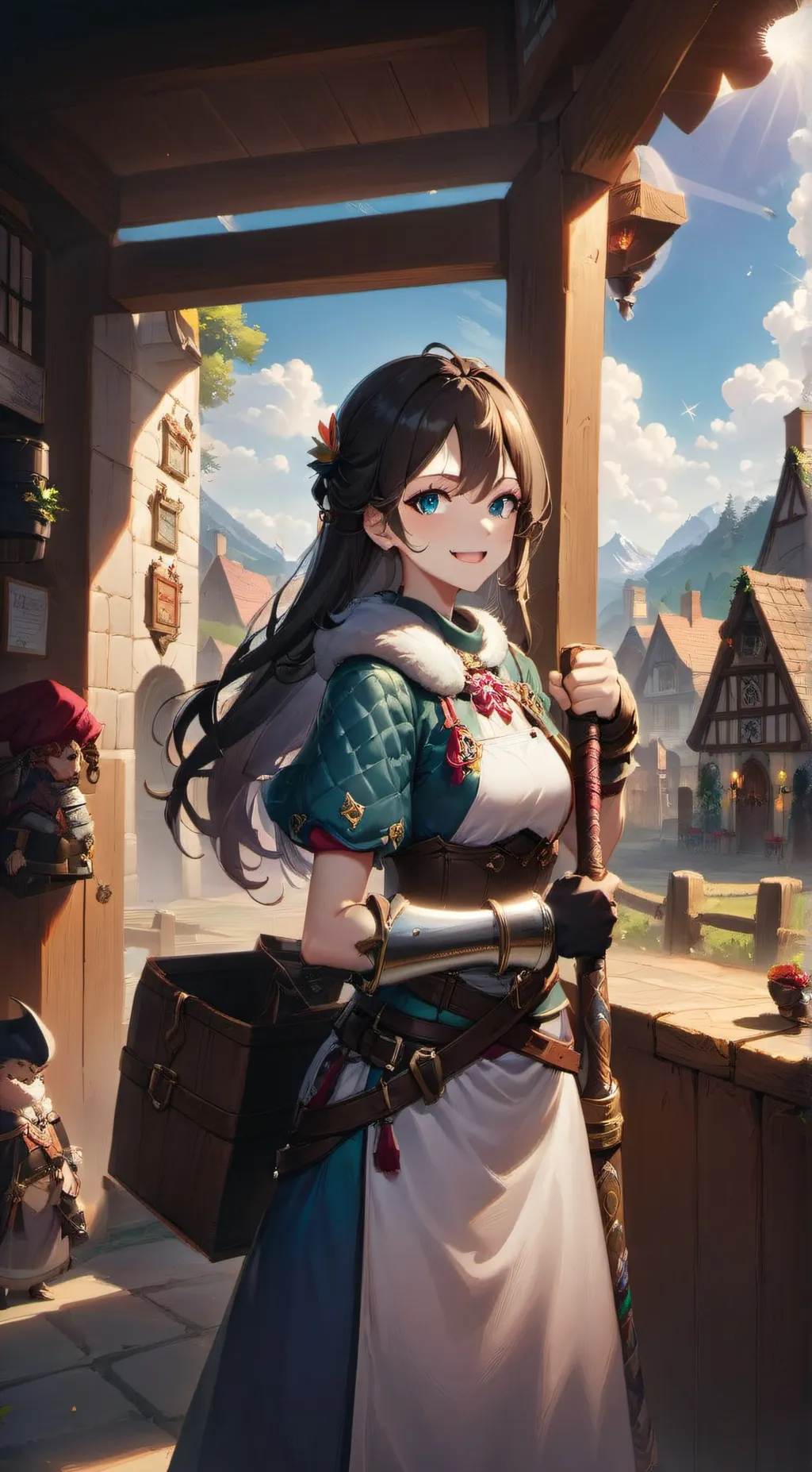 ai character: Zera background