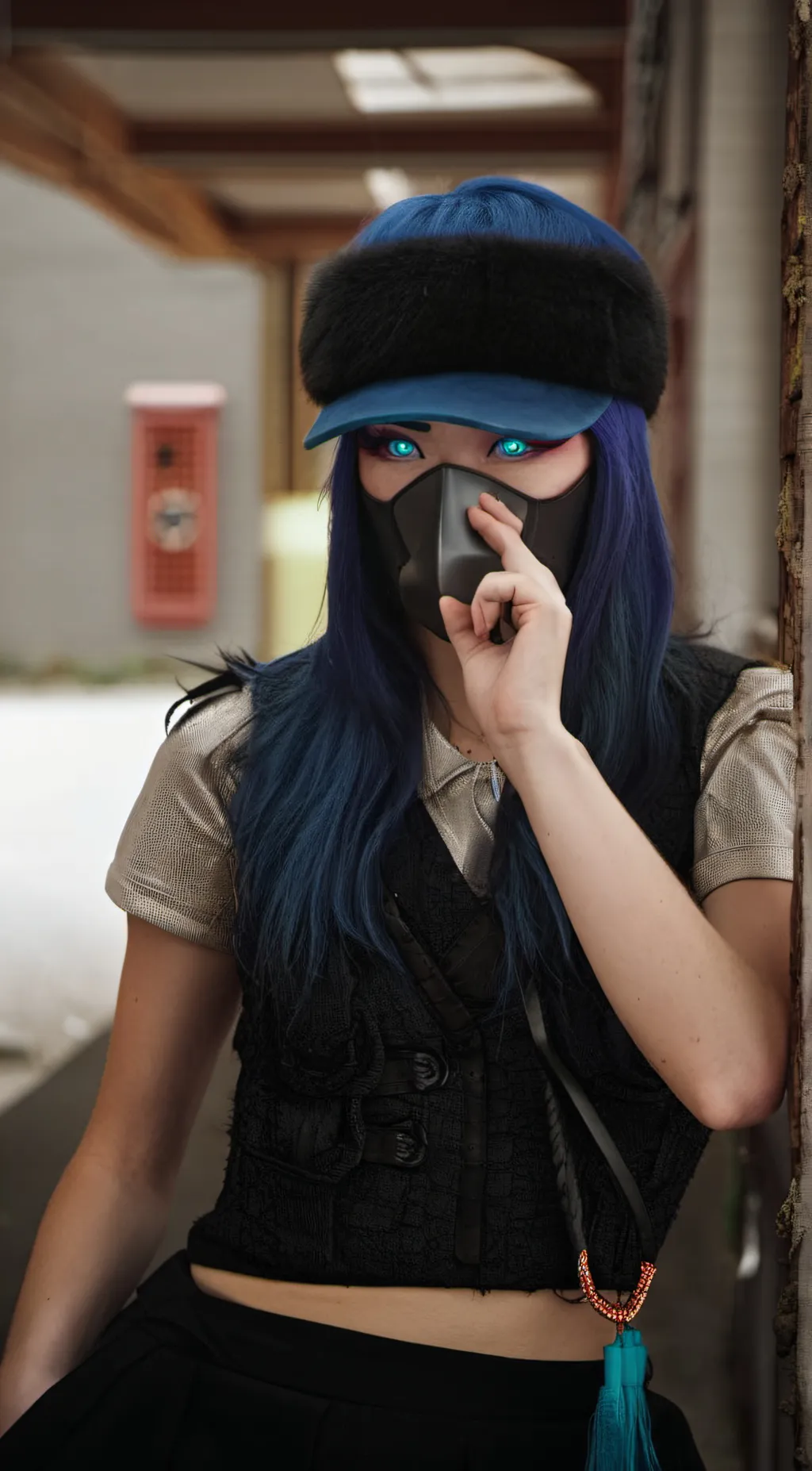 ai character: Yandere high background