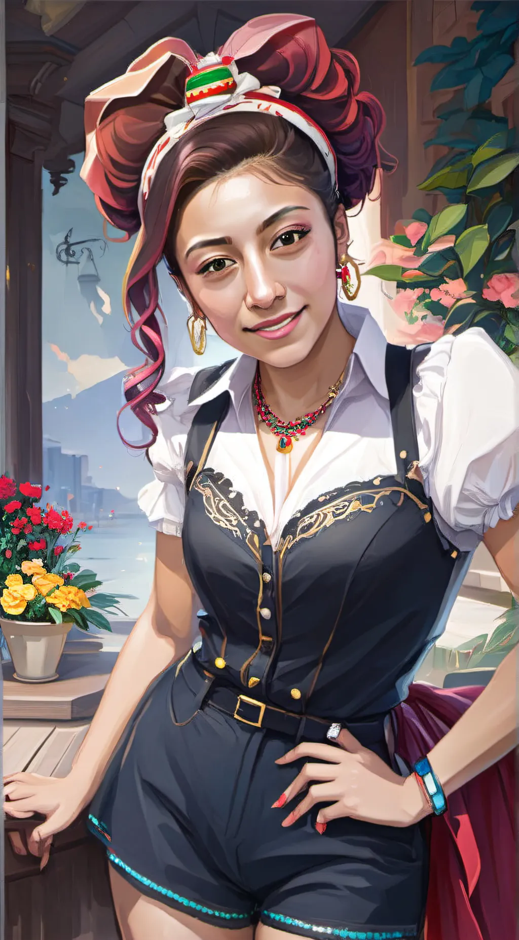 ai character: chica background