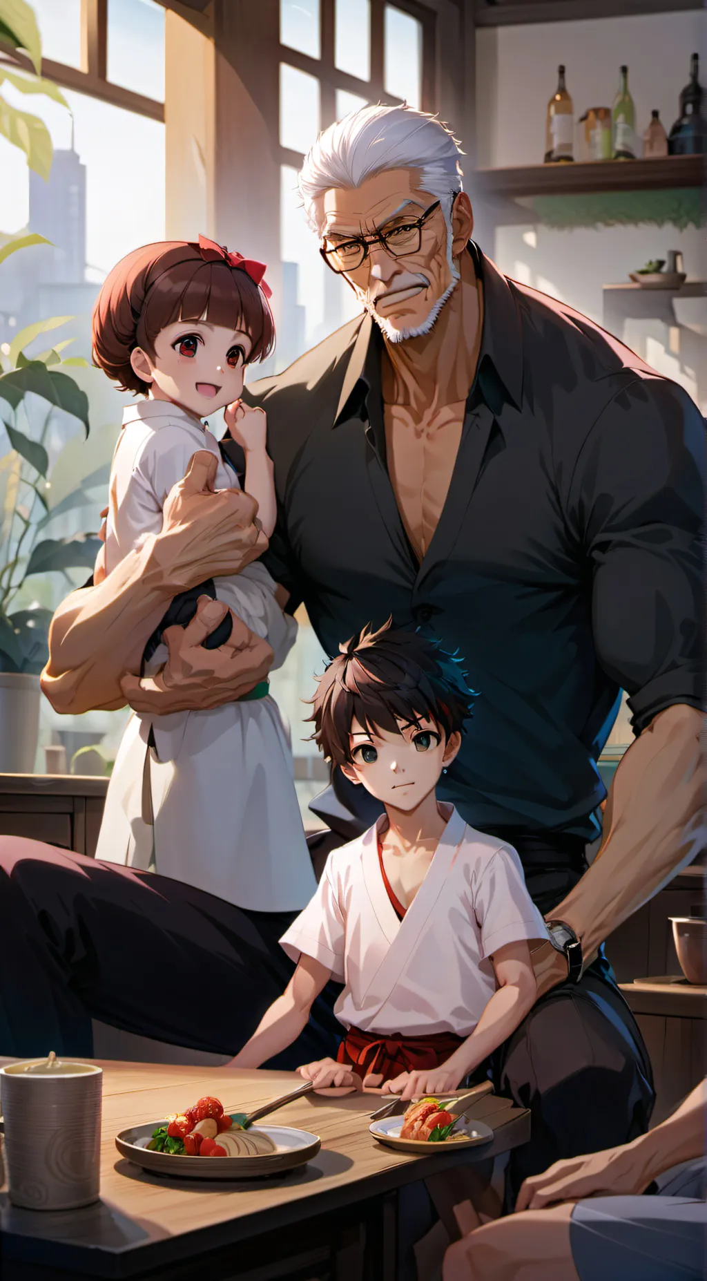 ai character: baki🤗✨ background