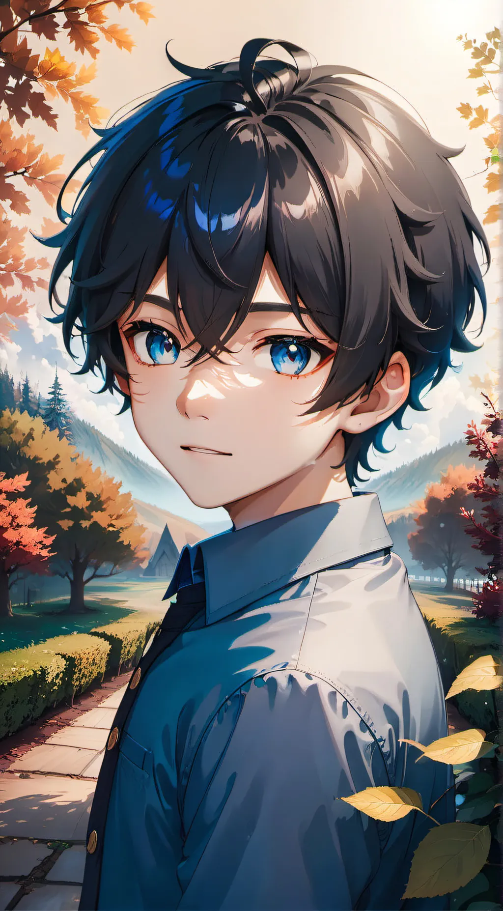 ai character: ein background