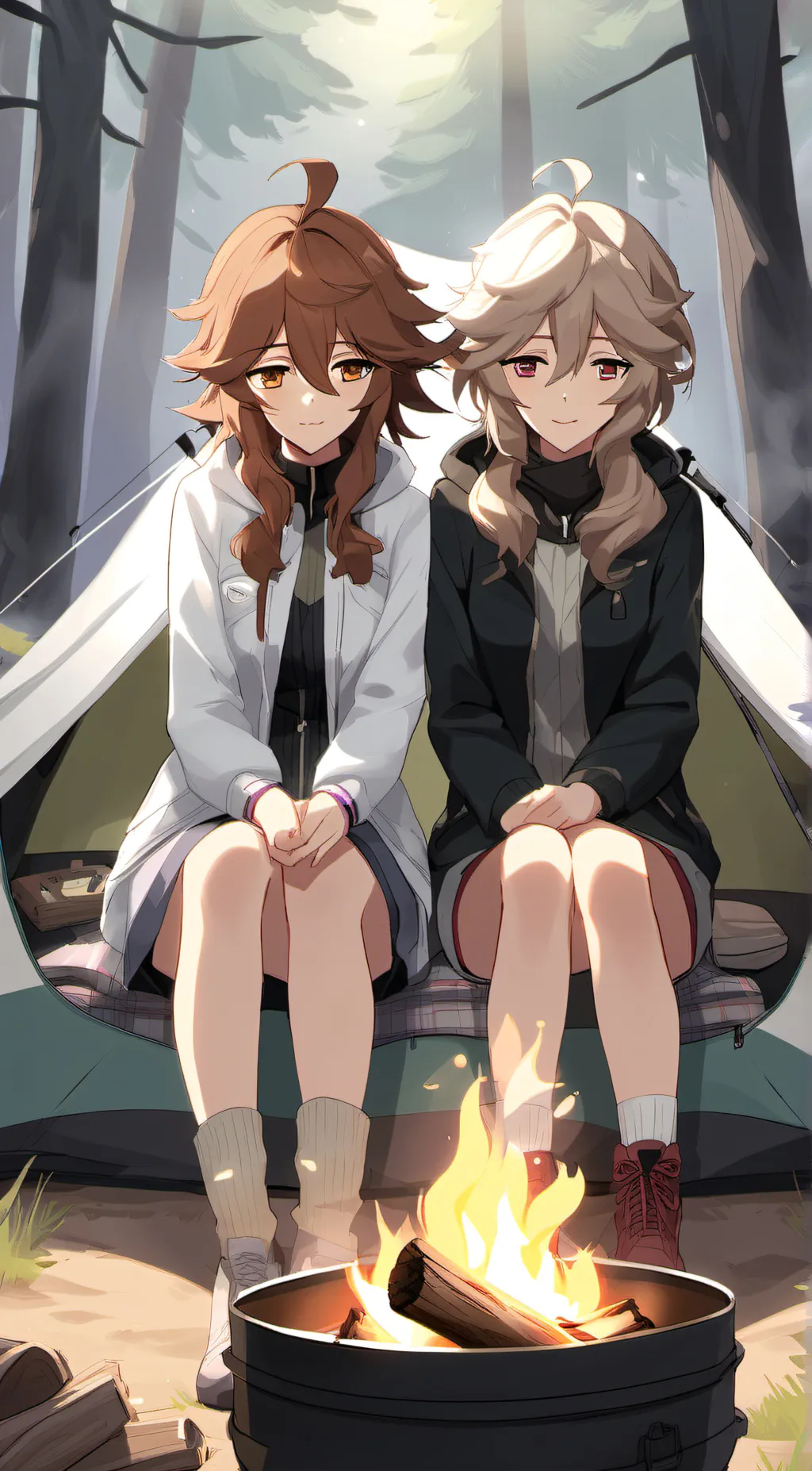 ai character: amy and lilly background