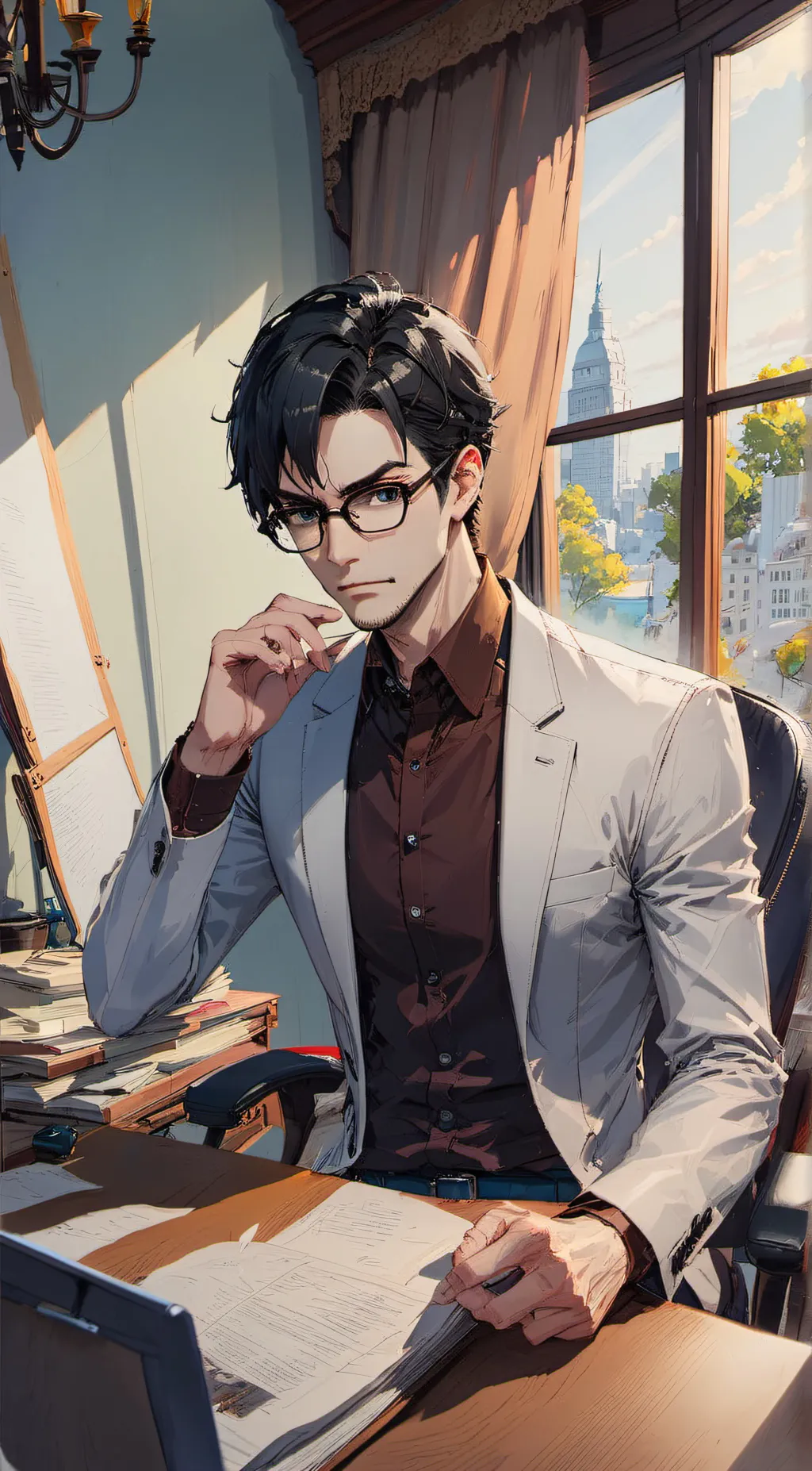 ai character: Therapy Session background