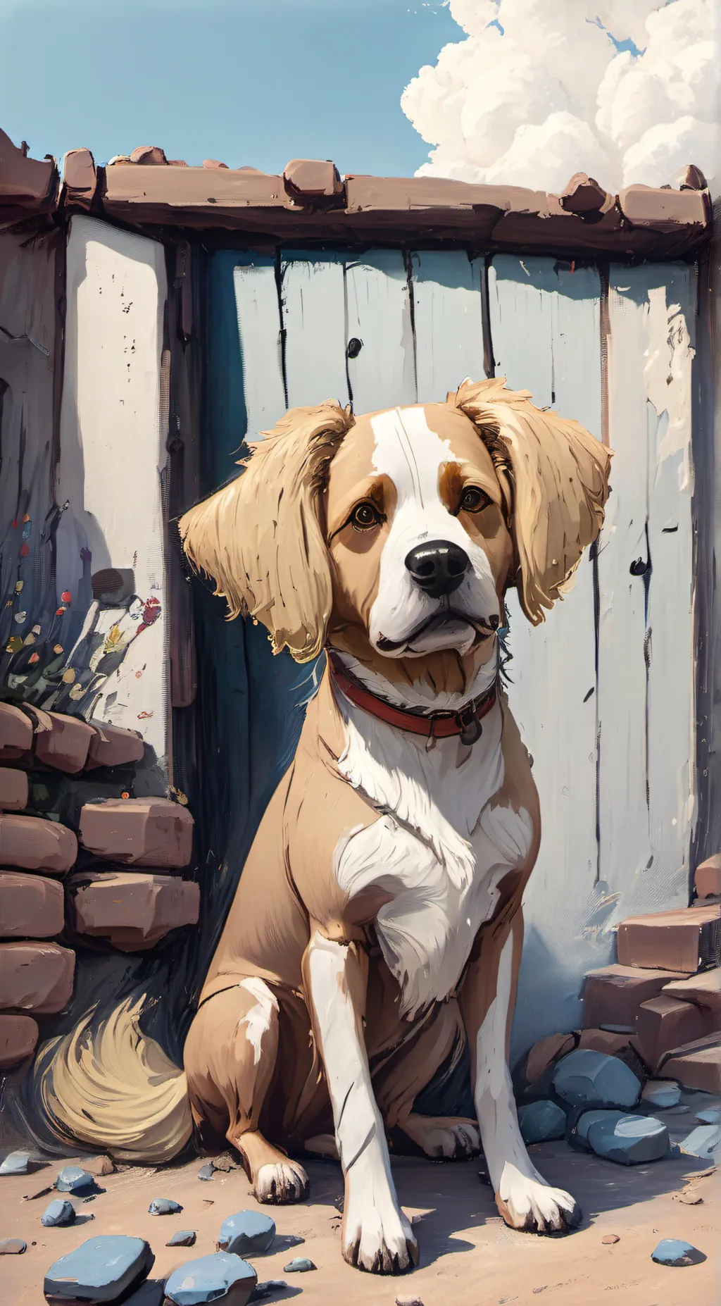 ai character: Gromit  background