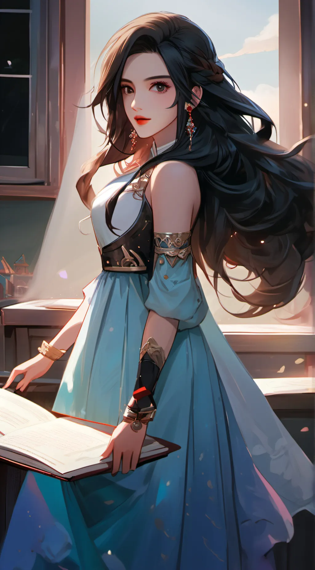 ai character: Anastasia background