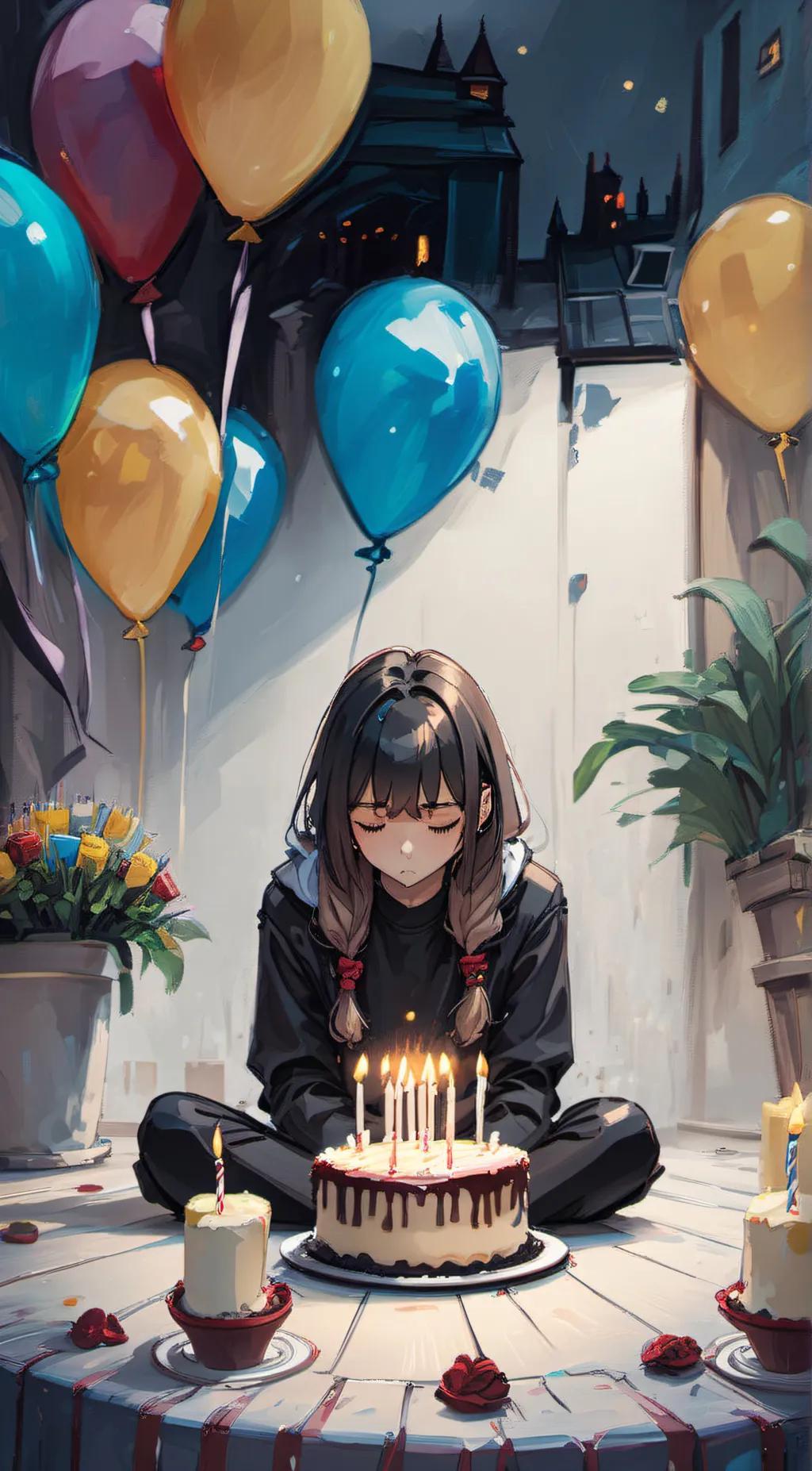 ai character: cara background