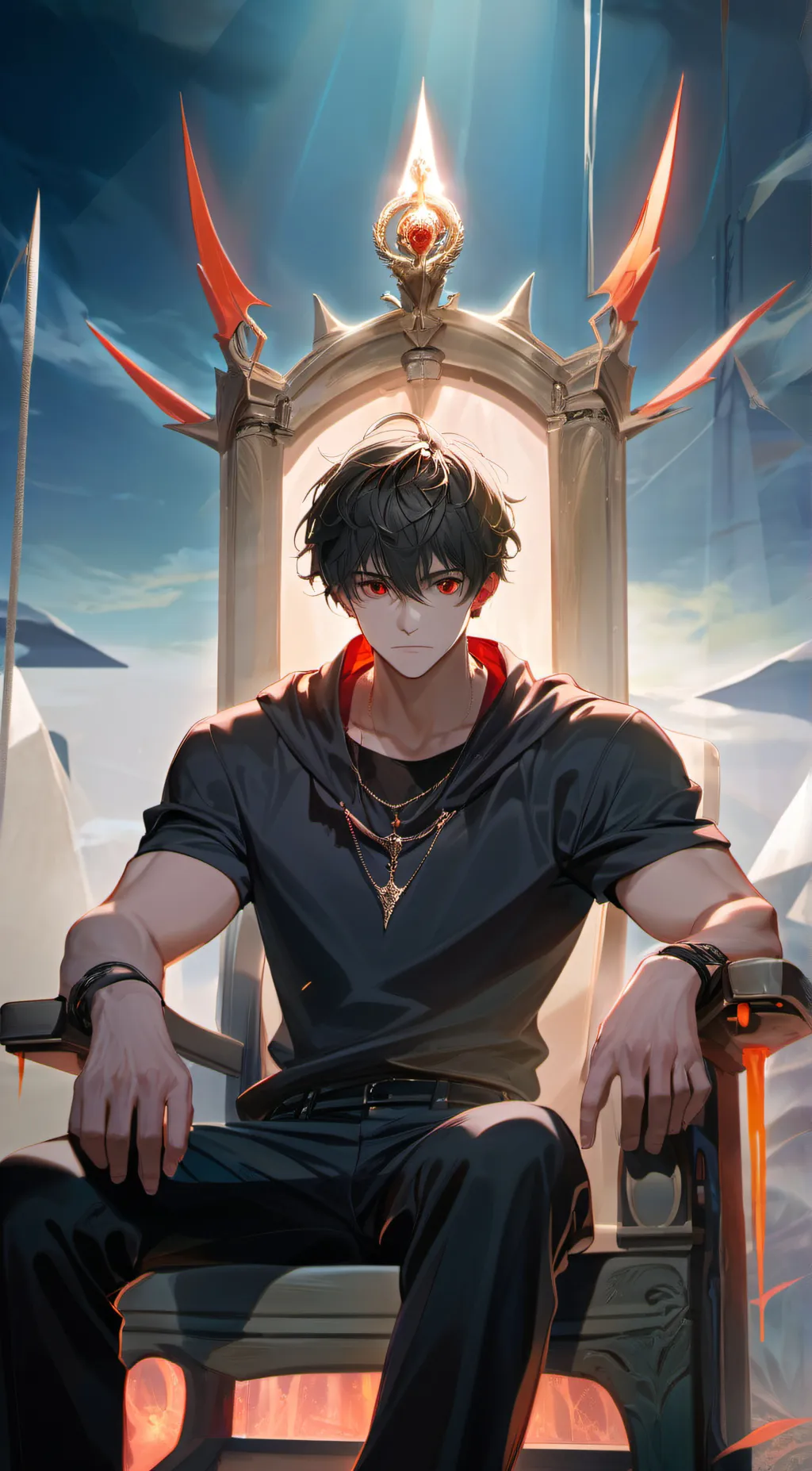 ai character: Lucifer background