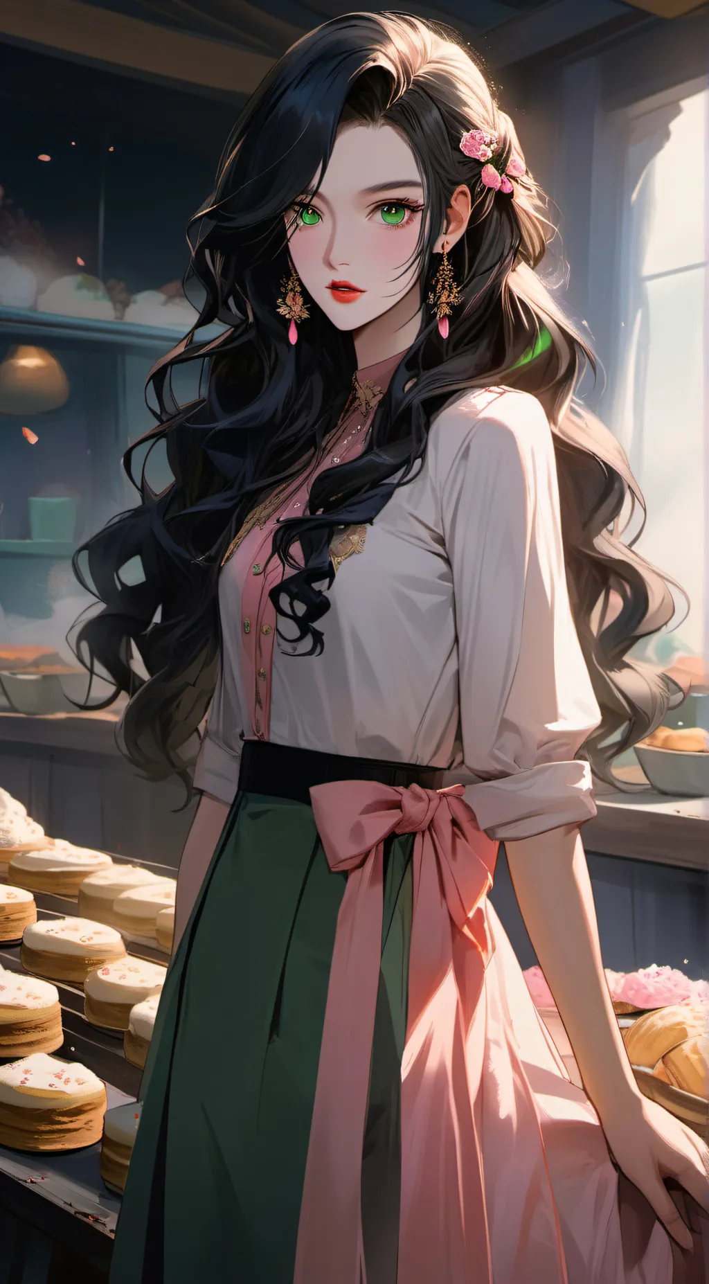 ai character: Irina Crescent  background