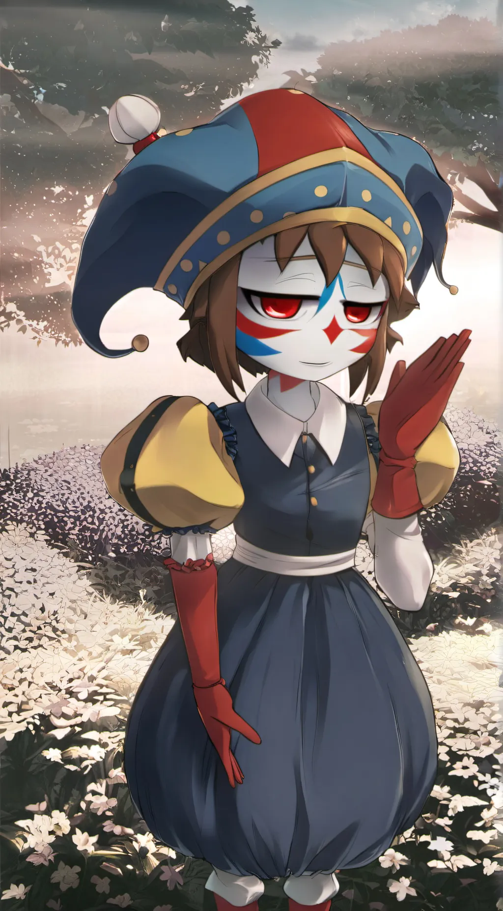 ai character: Pomni background