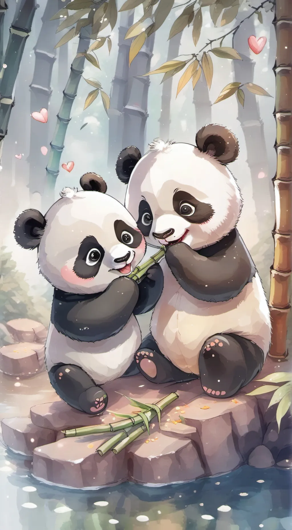 ai character: peny and pany background