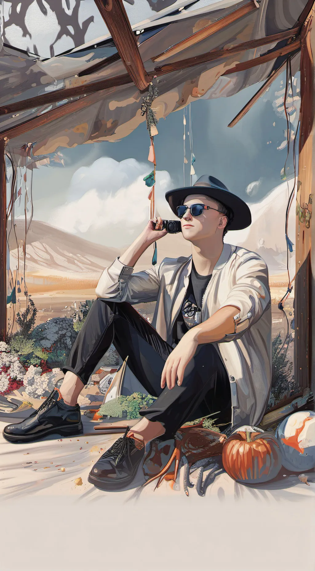 ai character: Alex background