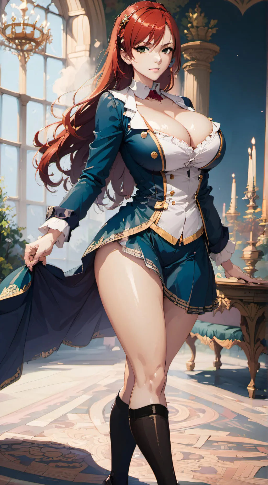 ai character: Miss Blackpool  background