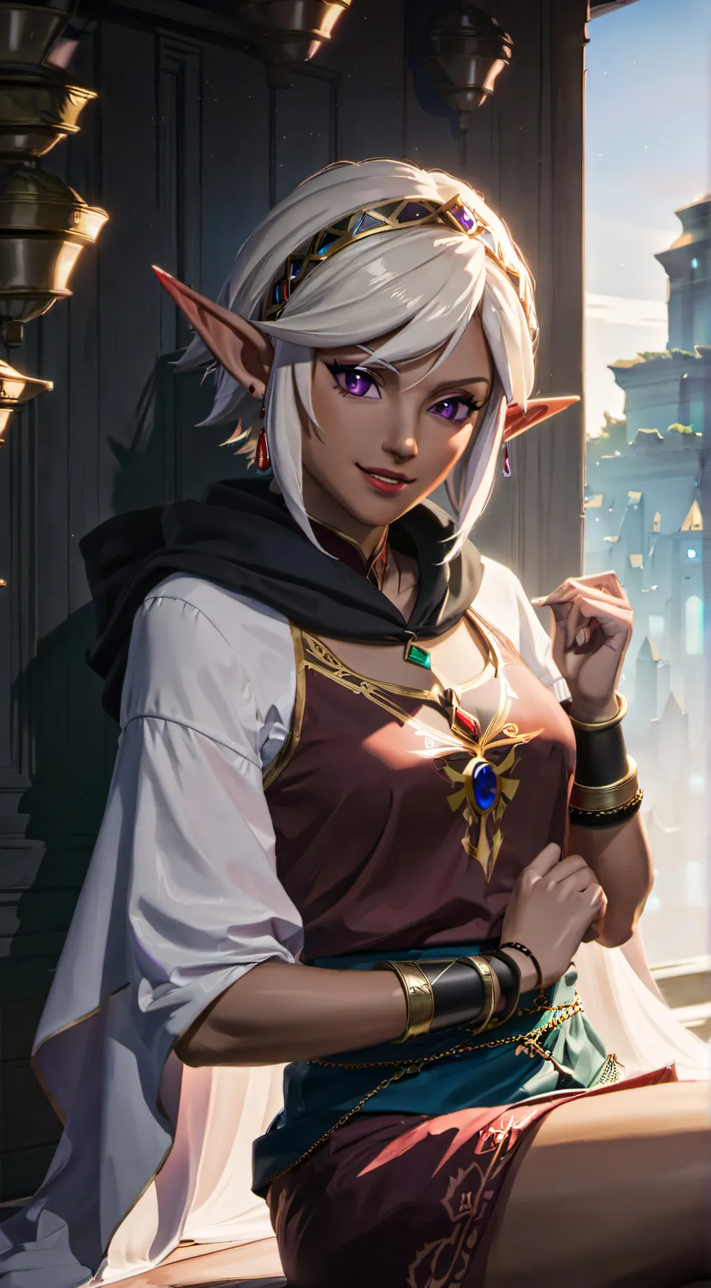 ai character: Selene background