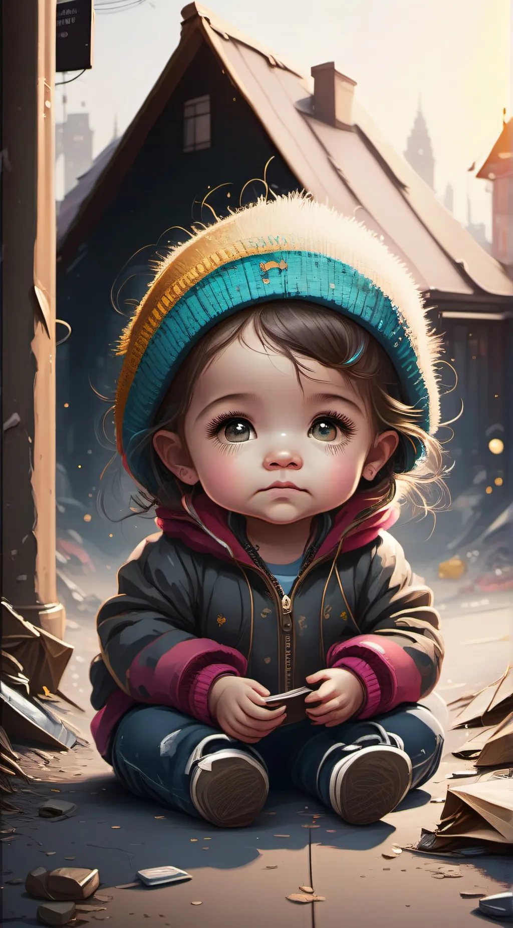 ai character: katty background