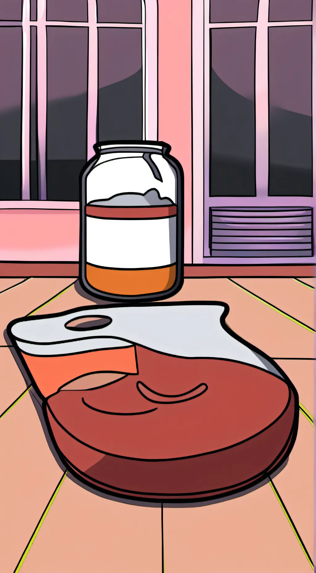 ai character: stomach  background