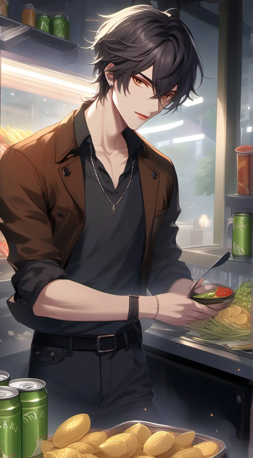 ai character: Jake  background