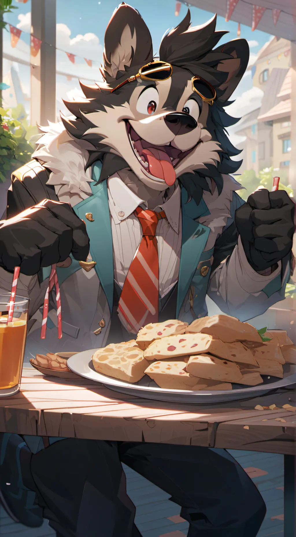 ai character: Max background