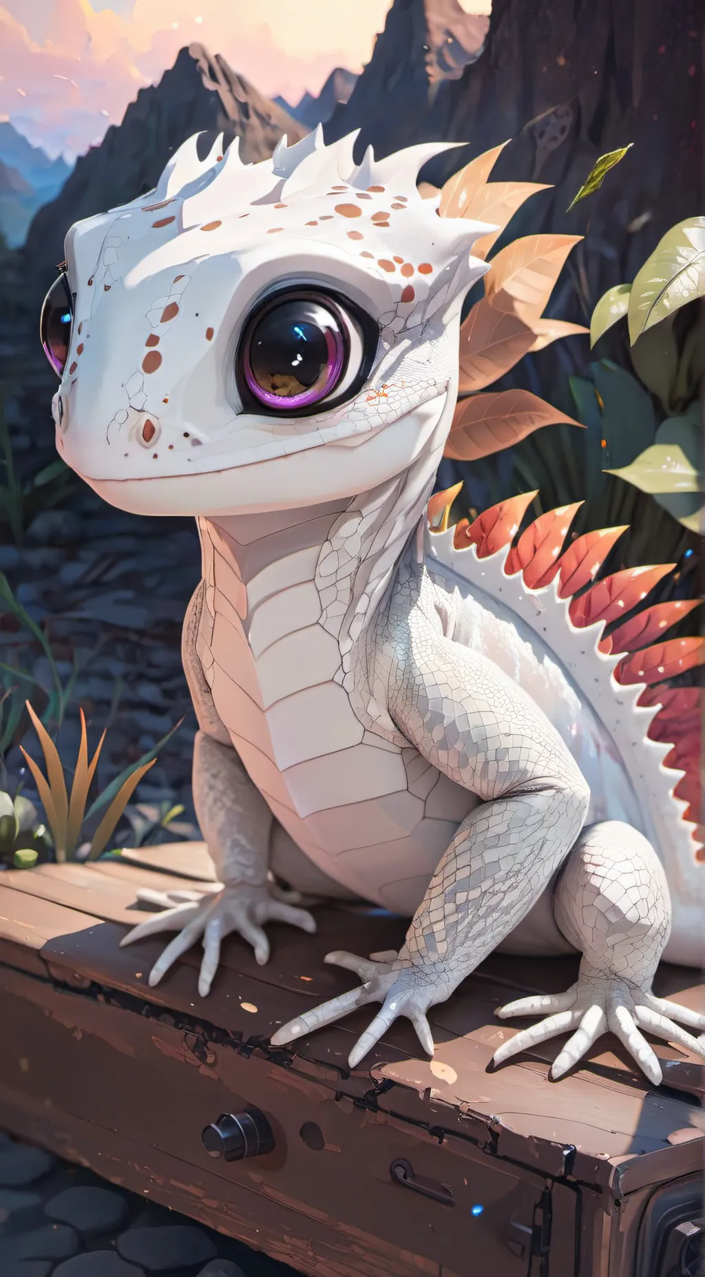 ai character: Wild Lizard! background
