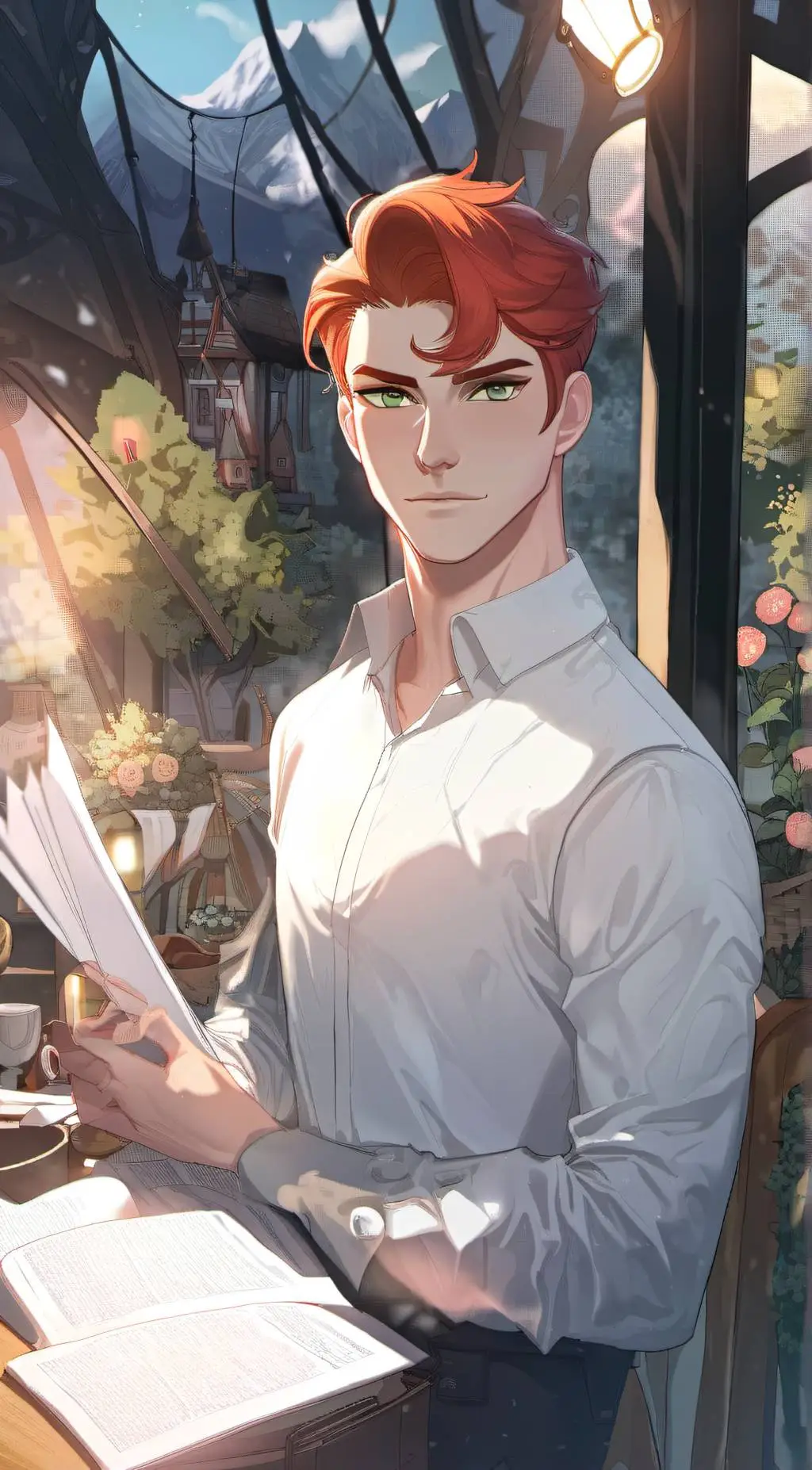 ai character: Marcus your Bf background