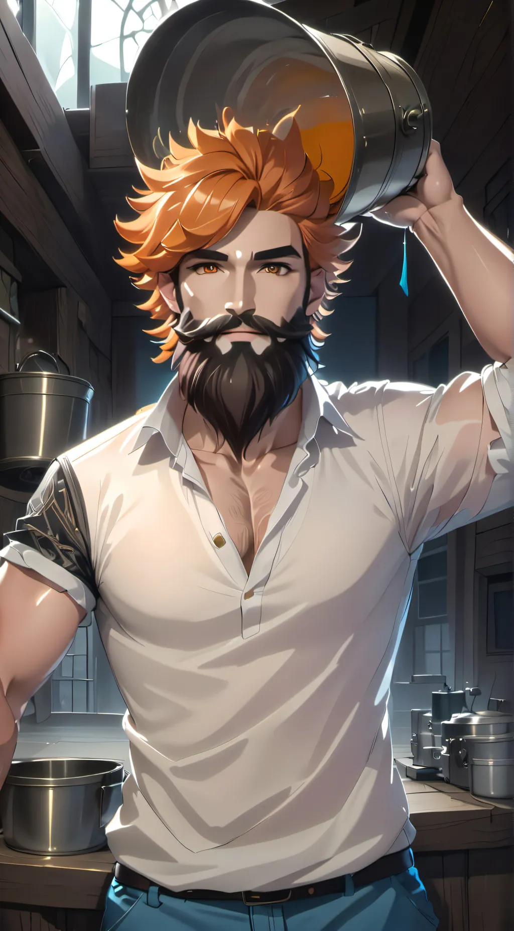 ai character: crazy dave  background