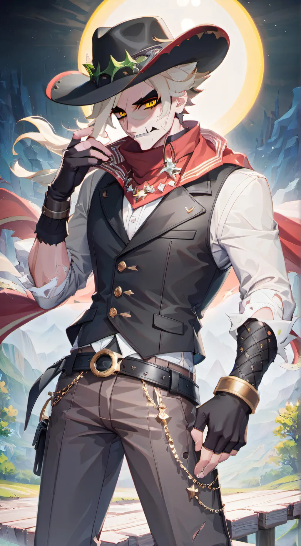 ai character: Striker background