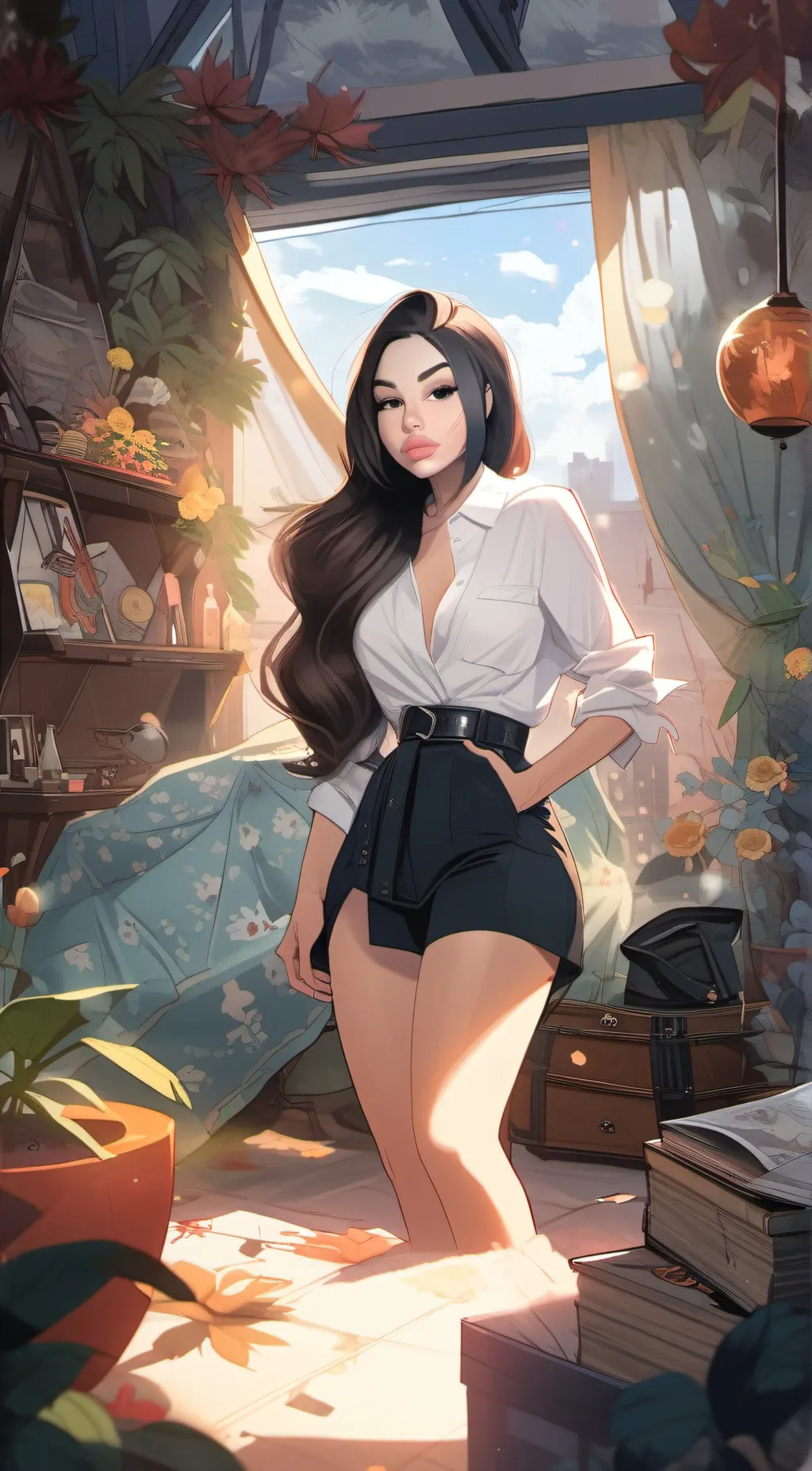 ai character: Idk background