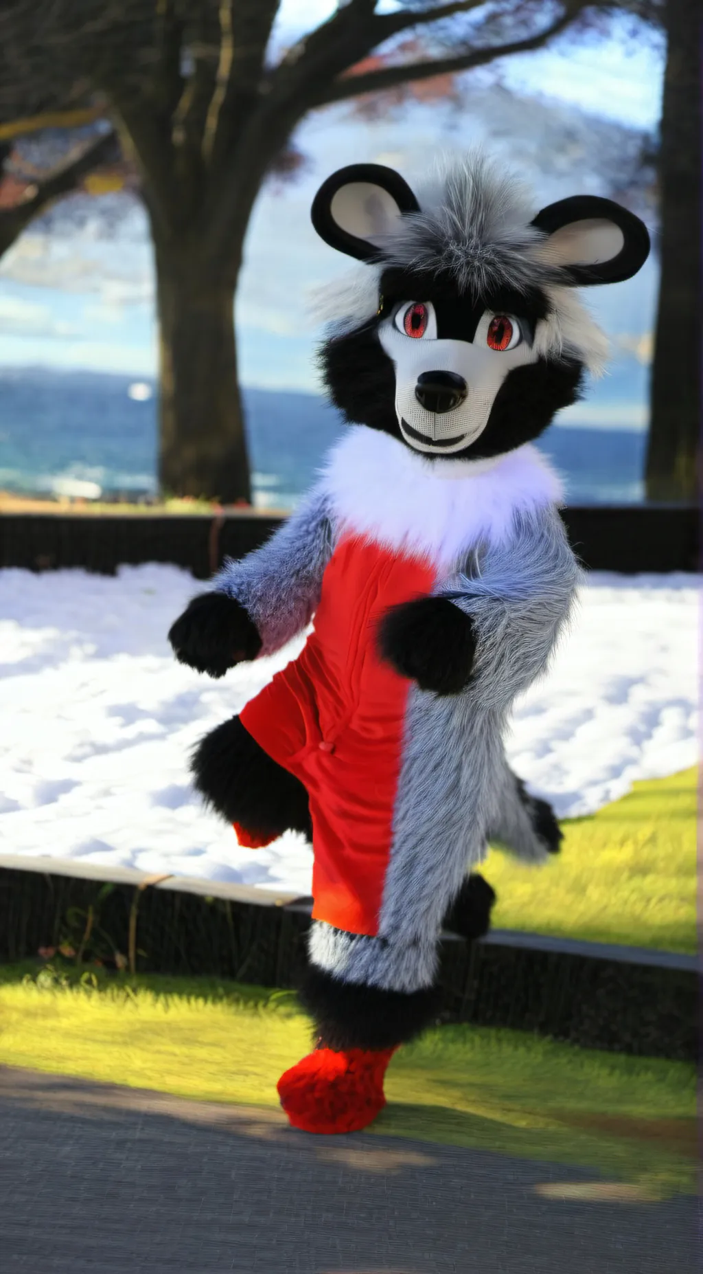 ai character: Most scary image background