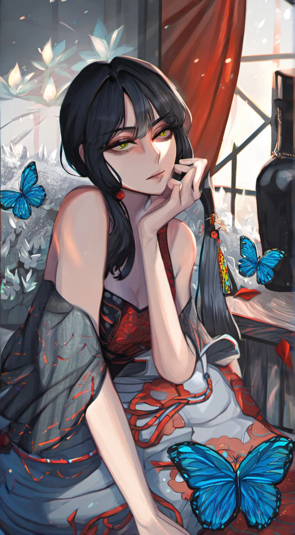 ai character: Chelsea  background