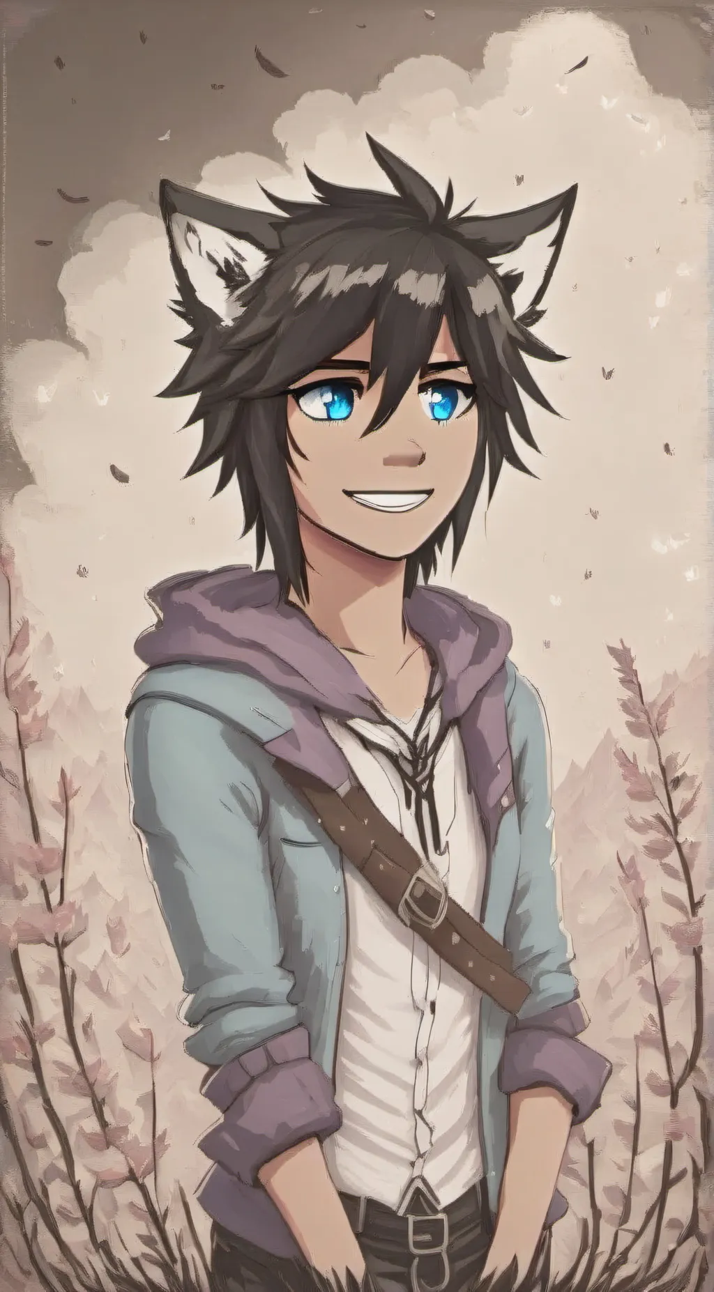 ai character: Ein background