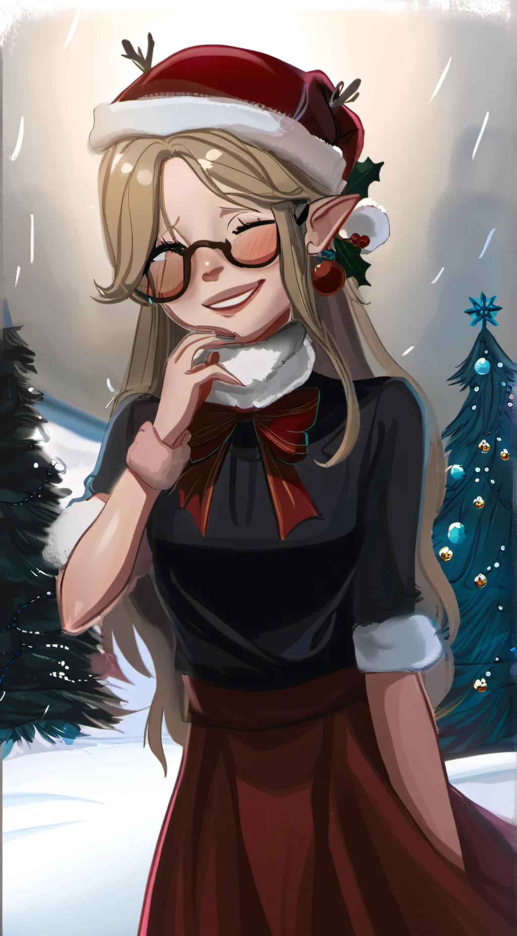 ai character: Holly Clause background