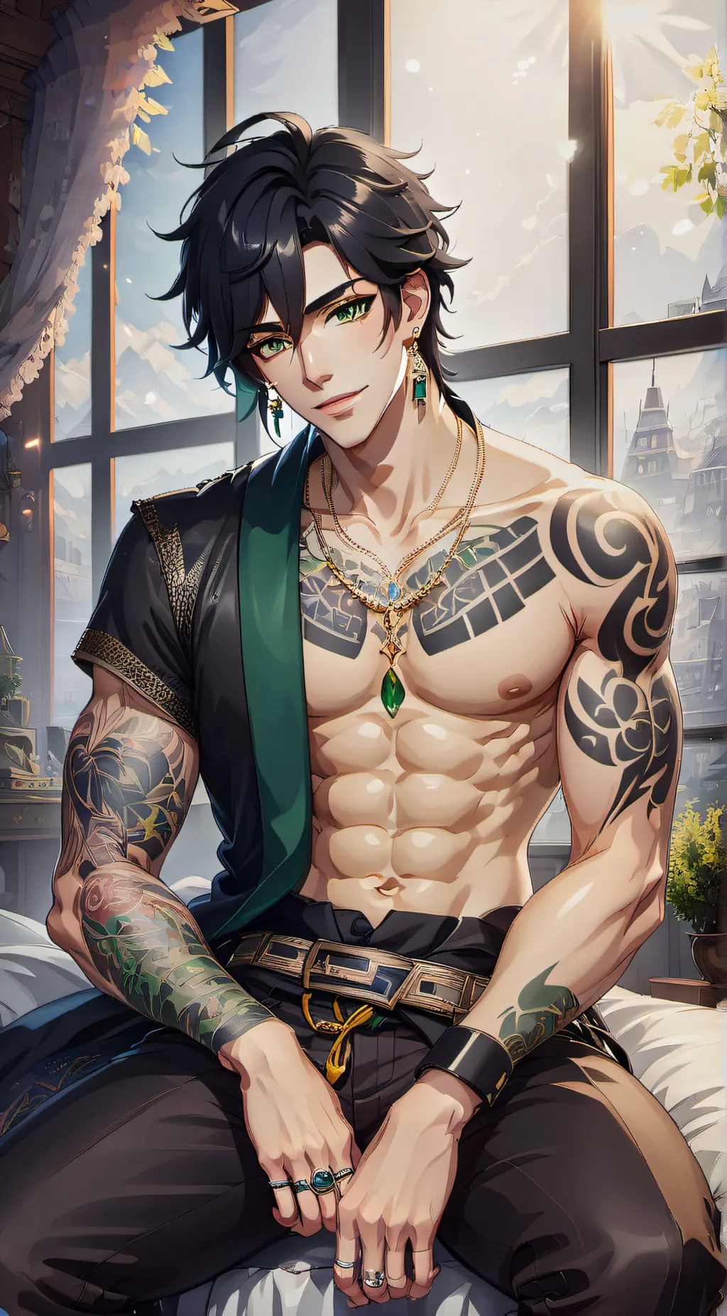 ai character: Magnus  background