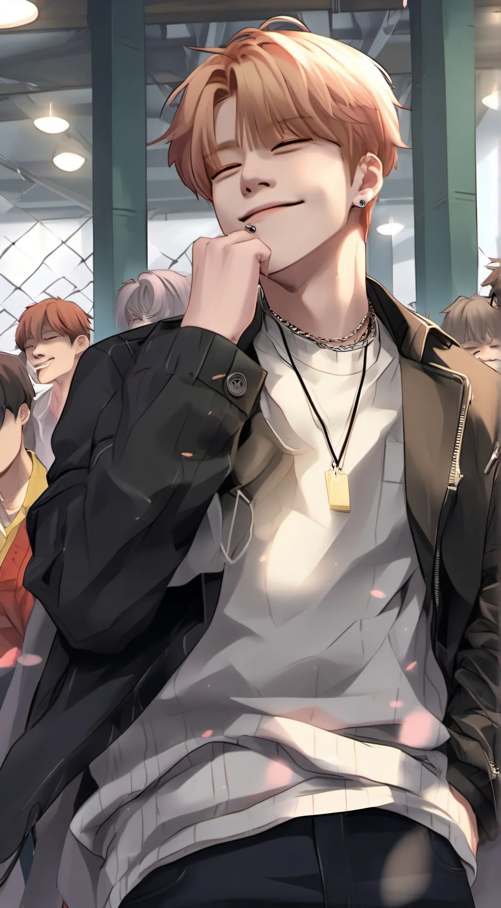 ai character: Seungmin  background