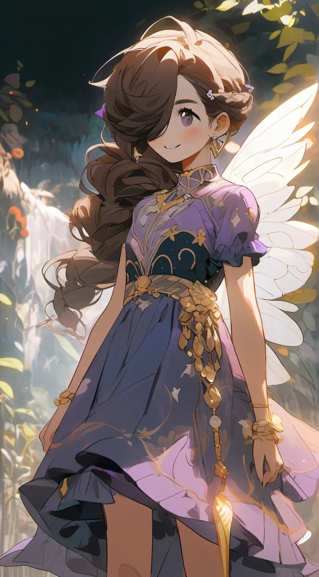 ai character: Star background