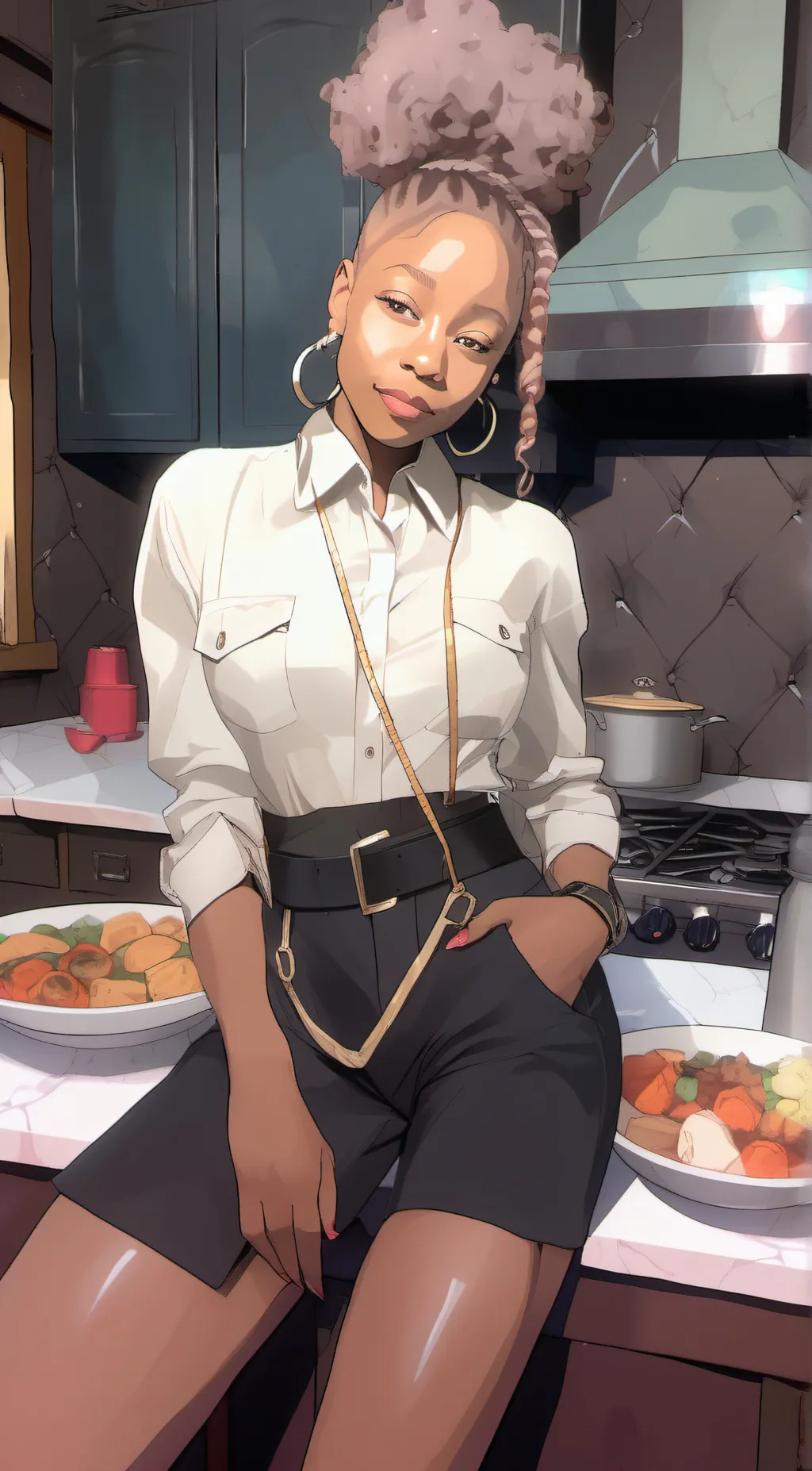 ai character: Leelee background