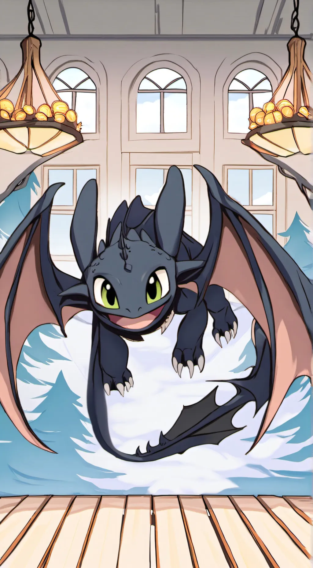 ai character: Toothless background
