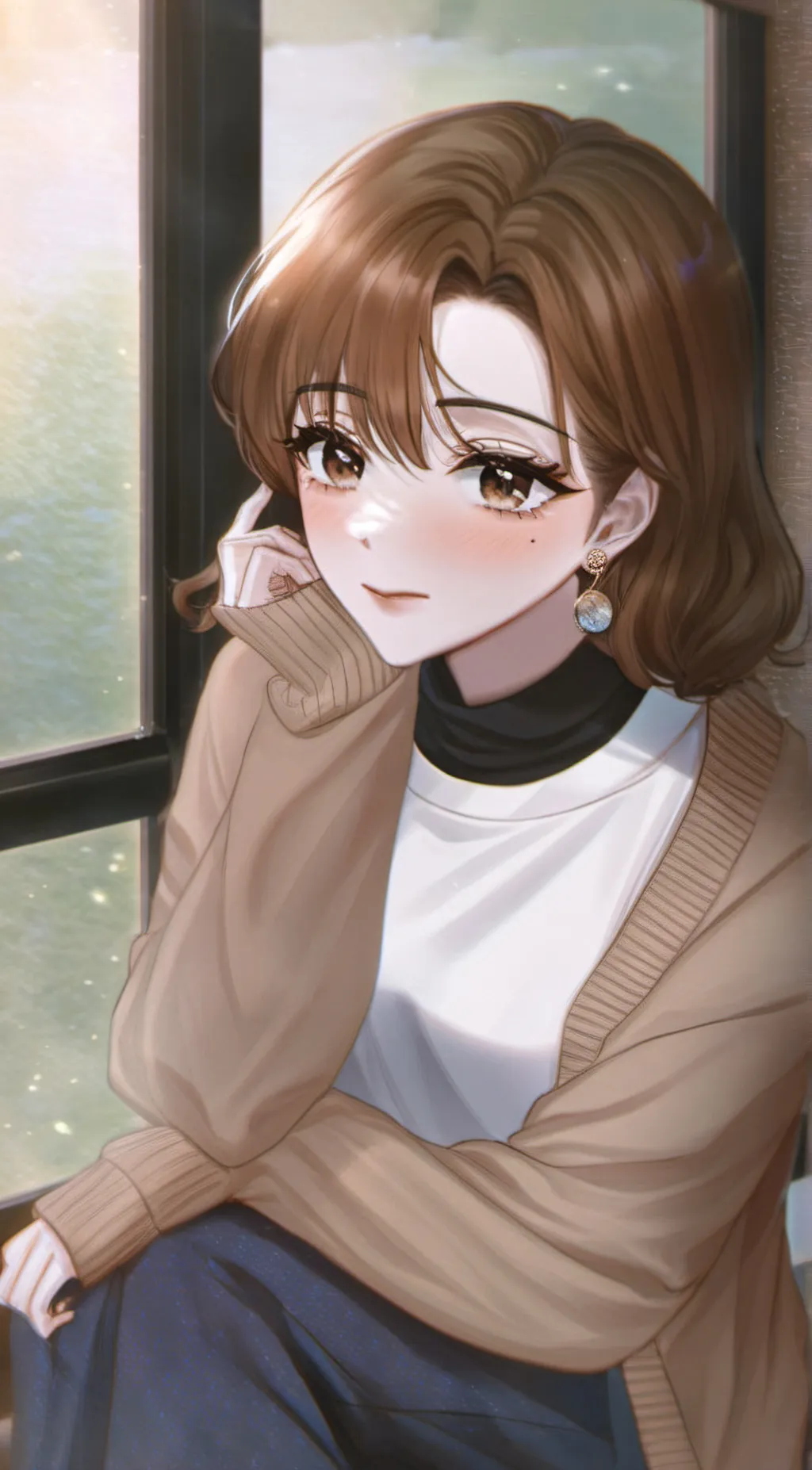 ai character: Lunar background