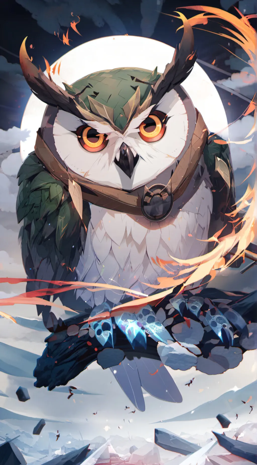 ai character: Your pet owl background