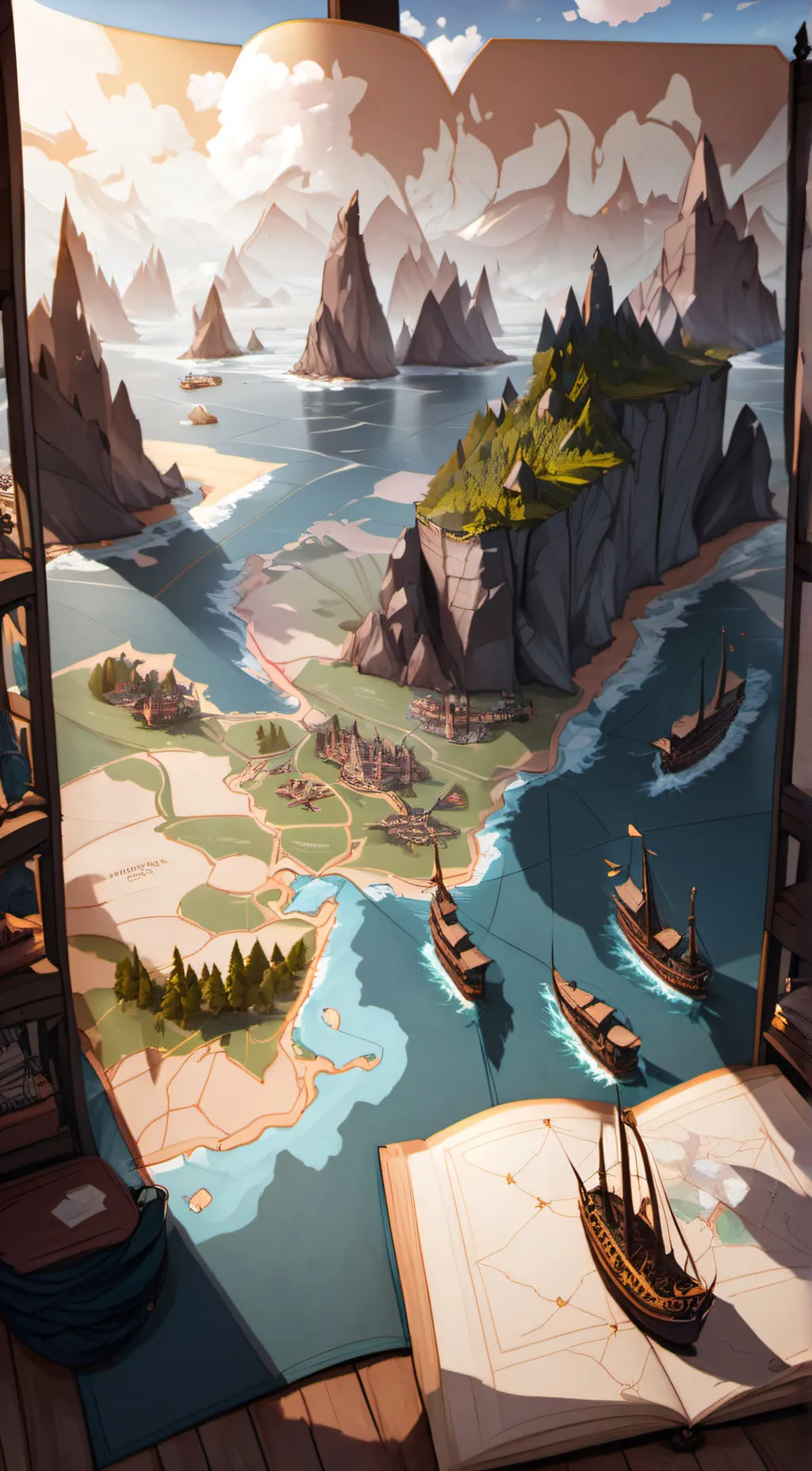 ai character: dnd world background