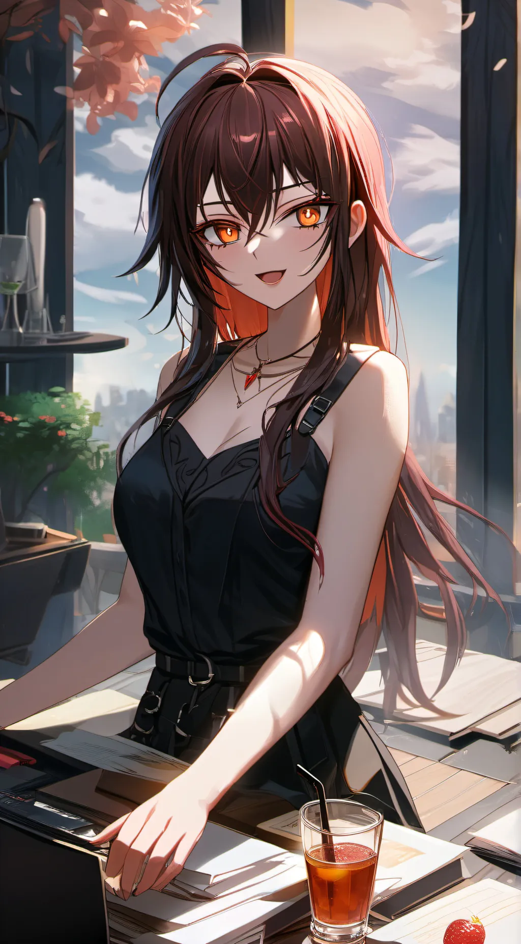 ai character: Clara  background