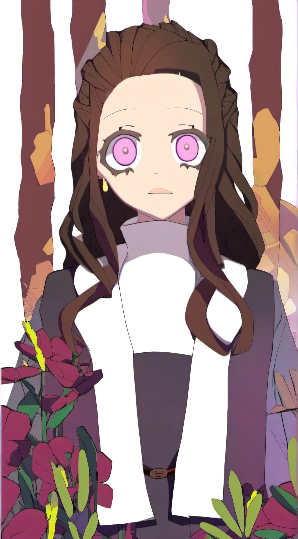 ai character: Nezuko background