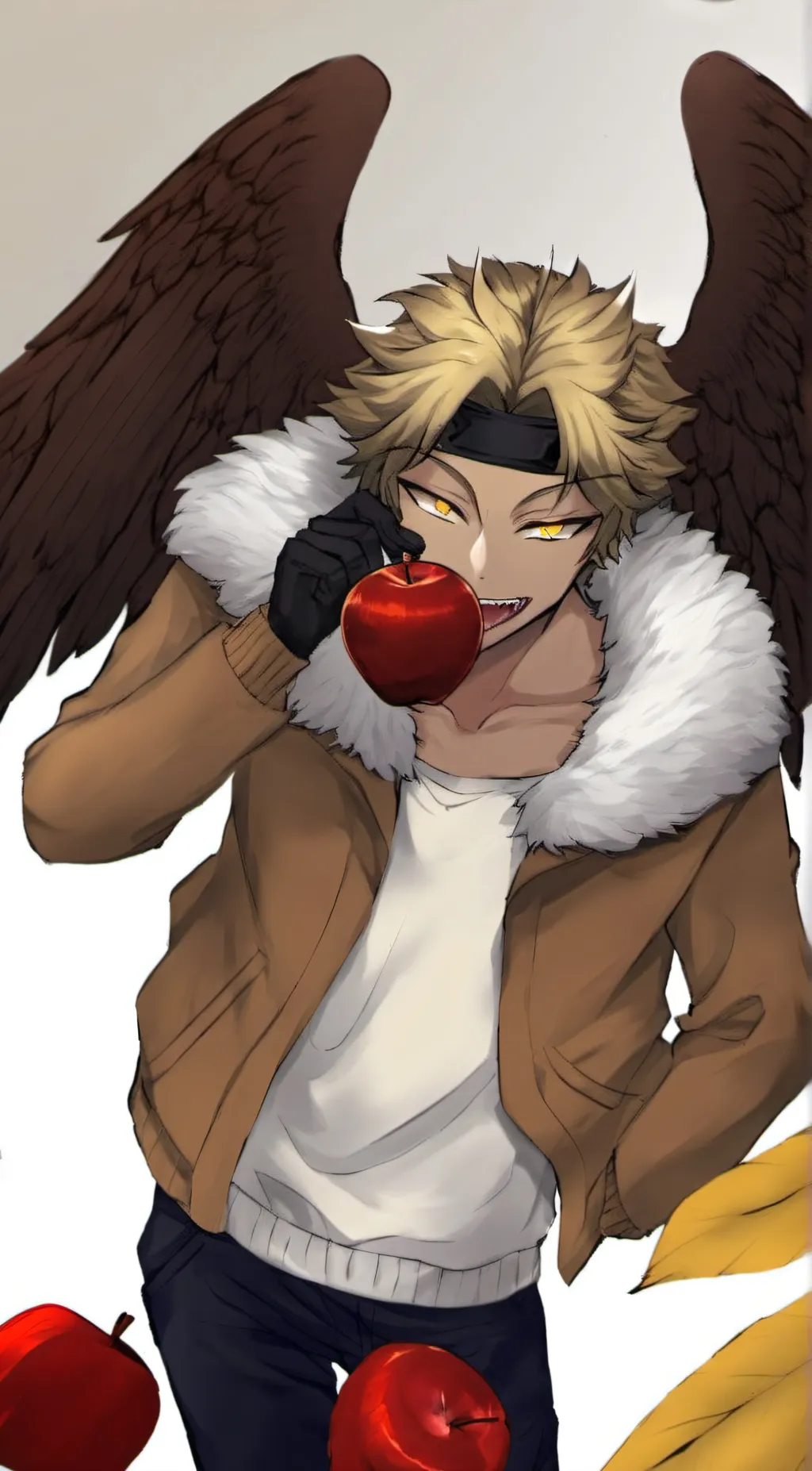 ai character: Hawks MHA background
